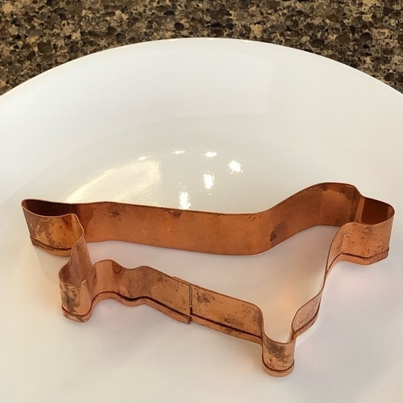 Vintage Martha By Mail Copper Dog Cookie Cutters Set - Picture 6 of 16
